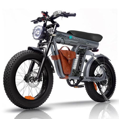 eBike Boys 1200W Lithium Electric Bike - 48V, 20" Wheel, Fast Speed - Crown&Co