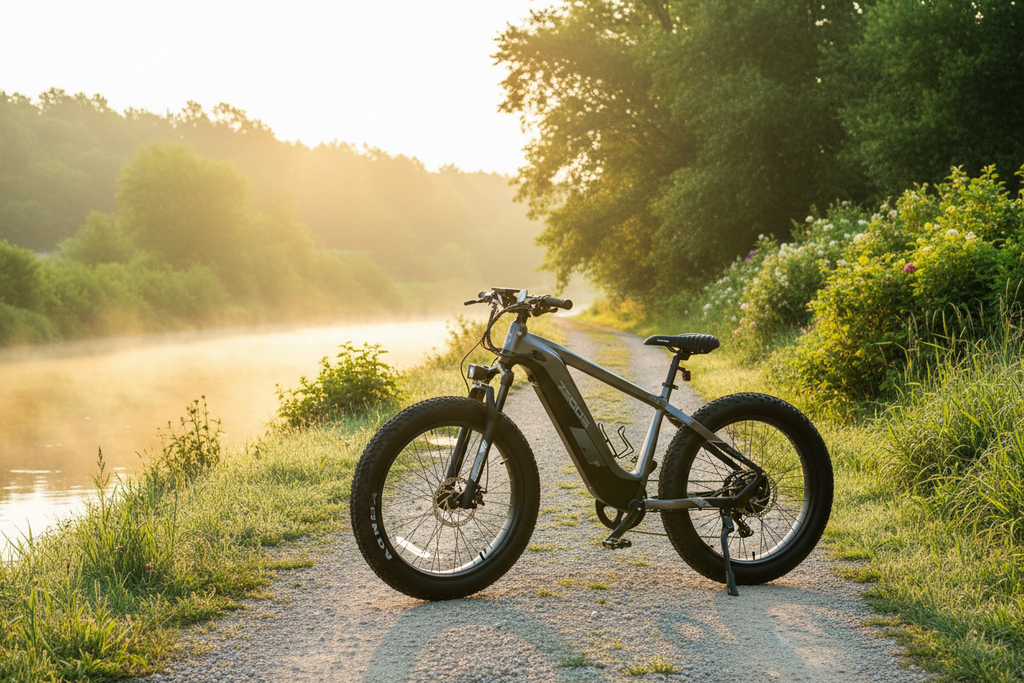 eBike Boys 52V 750W Adult eBike – Riverside Morning Shot